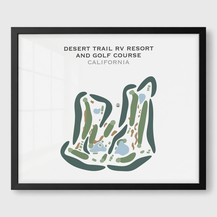 Desert Trail RV Resort & Golf Course, California - Printed Golf Courses