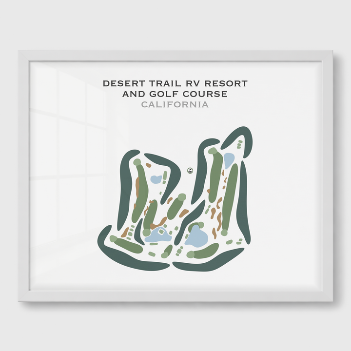 Desert Trail RV Resort & Golf Course, California - Printed Golf Courses