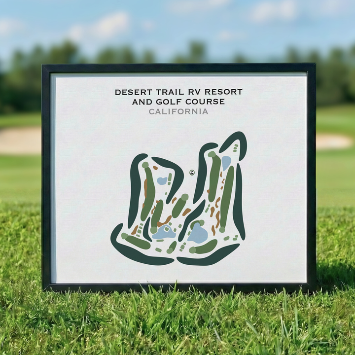 Desert Trail RV Resort & Golf Course, California - Printed Golf Courses