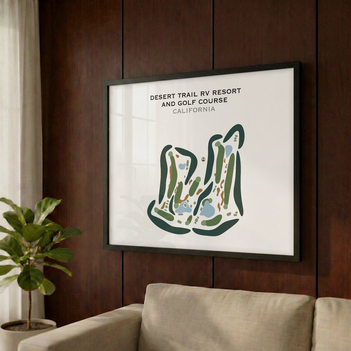 Desert Trail RV Resort & Golf Course, California - Printed Golf Courses