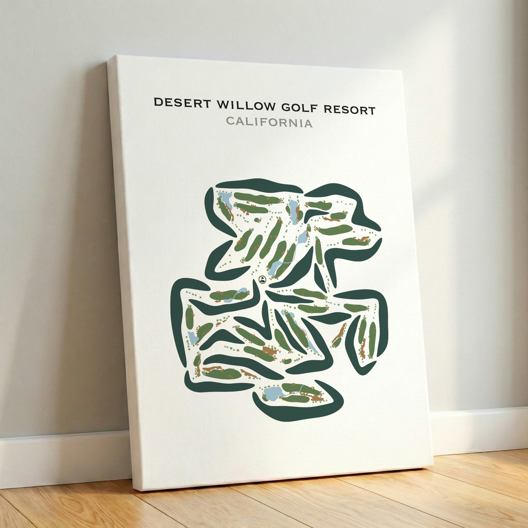 Desert Willow Golf Resort, California - Printed Golf Courses