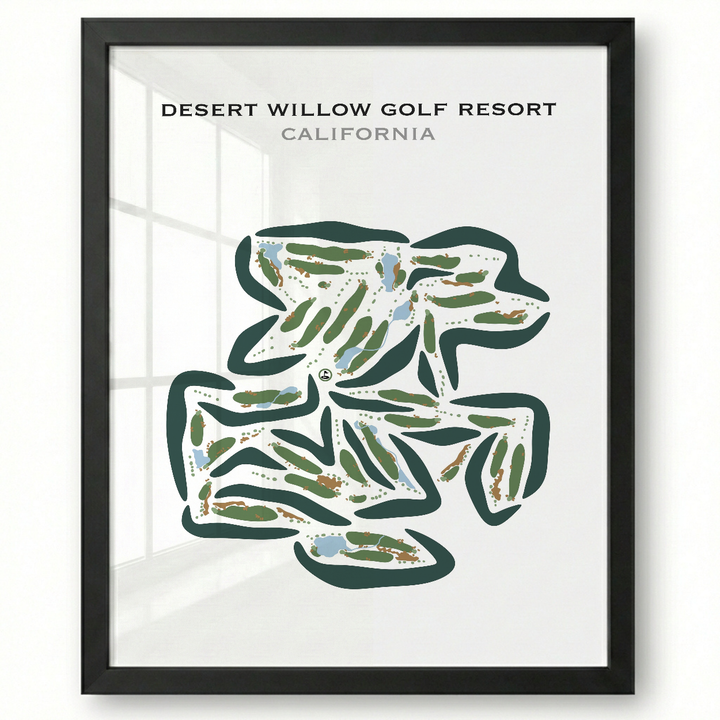 Desert Willow Golf Resort, California - Printed Golf Courses