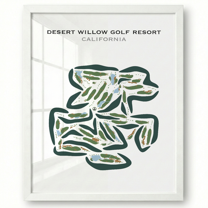 Desert Willow Golf Resort, California - Printed Golf Courses