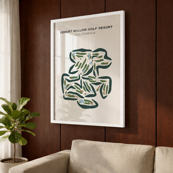 Desert Willow Golf Resort, California - Printed Golf Courses