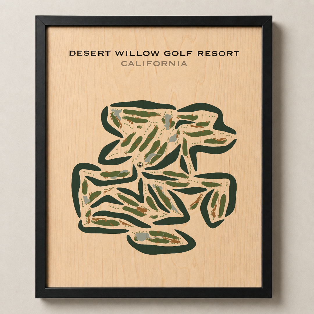 Desert Willow Golf Resort, California - Printed Golf Courses