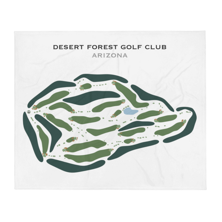 Desert Forest Golf Club, Arizona - Printed Golf Courses