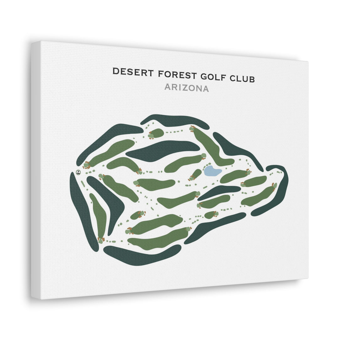 Desert Forest Golf Club, Arizona - Printed Golf Courses