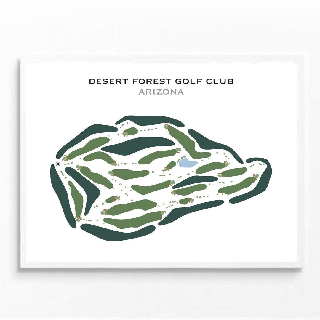 Desert Forest Golf Club, Arizona - Printed Golf Courses