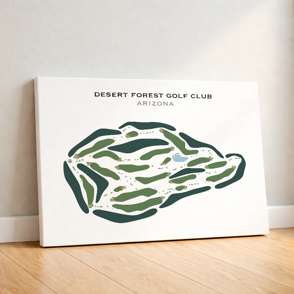 Desert Forest Golf Club, Arizona - Printed Golf Courses