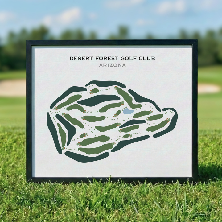 Desert Forest Golf Club, Arizona - Printed Golf Courses