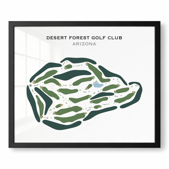 Desert Forest Golf Club, Arizona - Printed Golf Courses