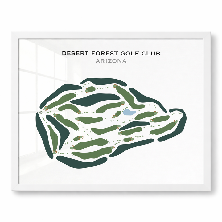 Desert Forest Golf Club, Arizona - Printed Golf Courses