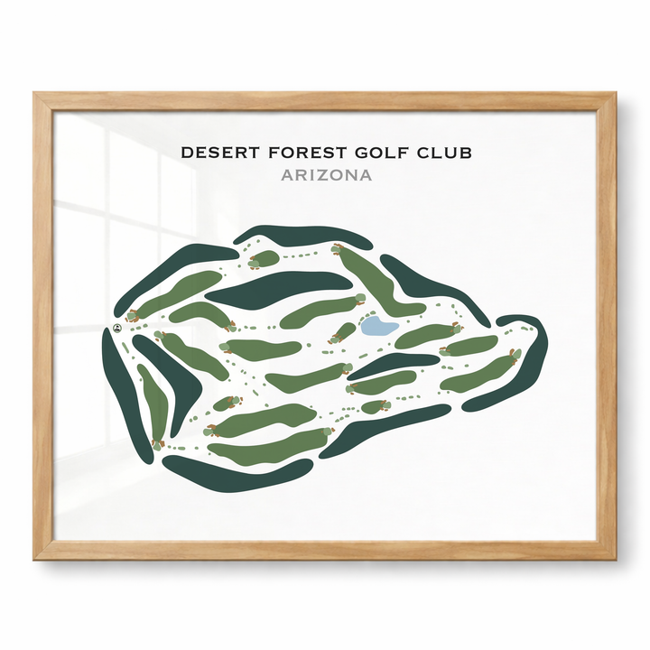 Desert Forest Golf Club, Arizona - Printed Golf Courses