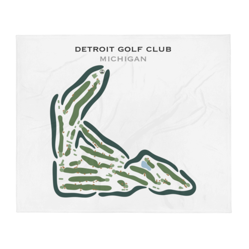 Detroit Country Club, Minnesota - Printed Golf Courses