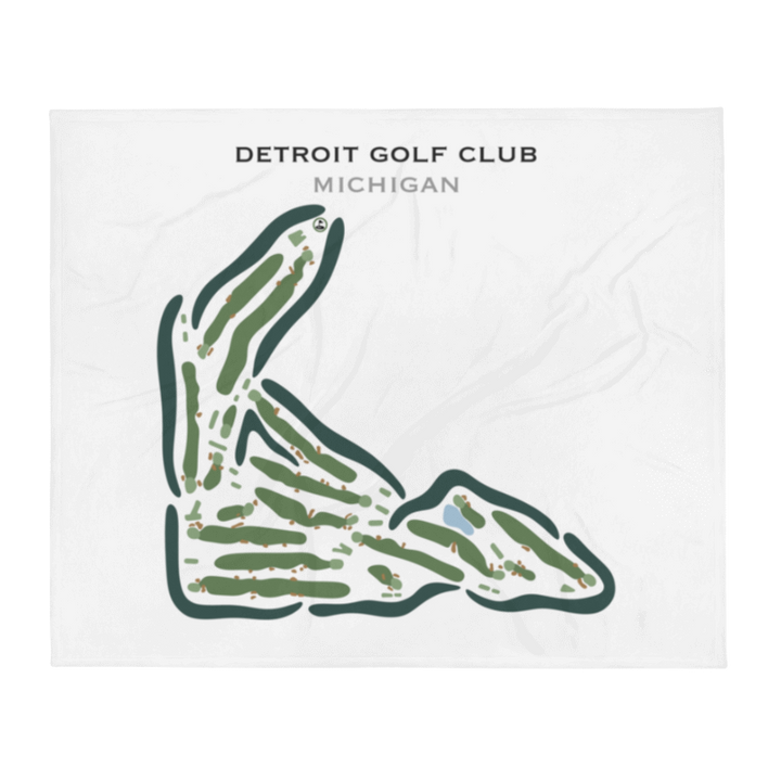 Detroit Country Club, Minnesota - Printed Golf Courses