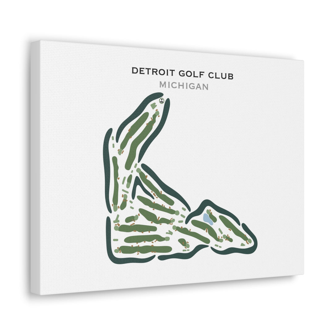 Detroit Country Club, Minnesota - Printed Golf Courses