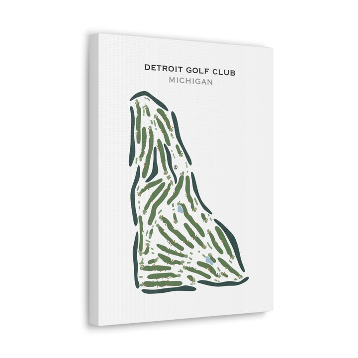 Detroit Golf Club, Michigan - Printed Golf Course