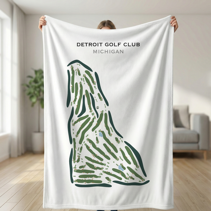 Detroit Golf Club, Michigan - Printed Golf Course