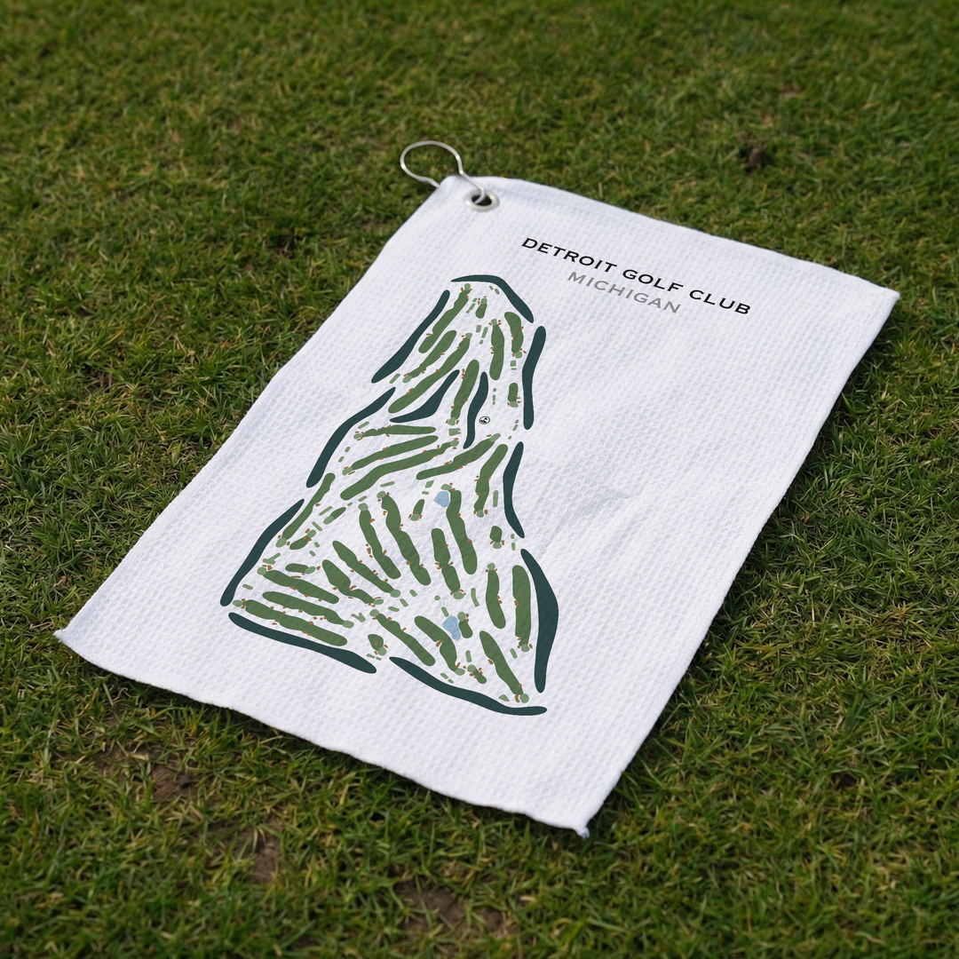 Detroit Golf Club, Michigan - Printed Golf Course
