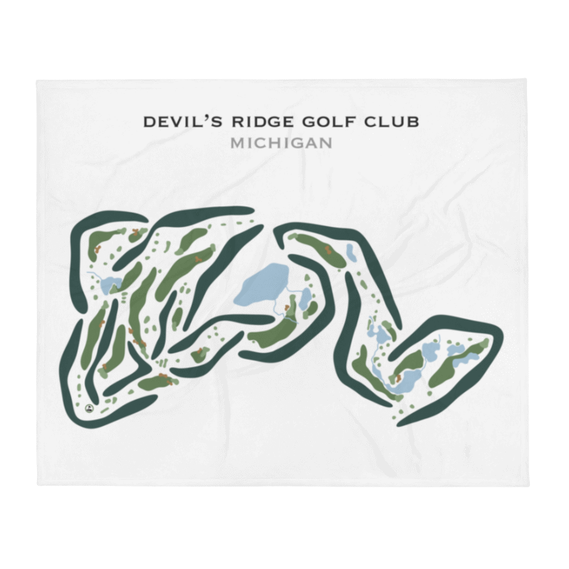 Devil's Ridge Golf Club, Michigan - Printed Golf Courses