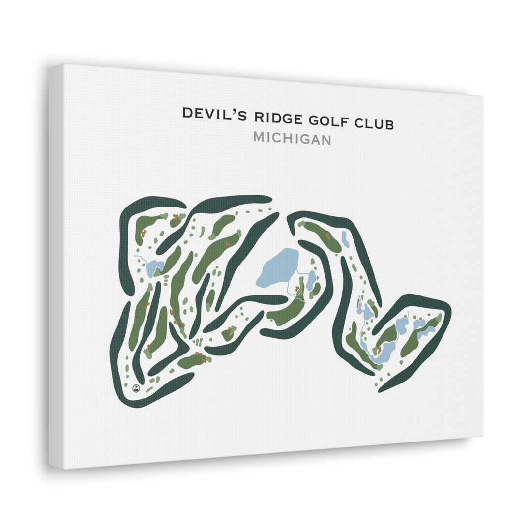 Devil's Ridge Golf Club, Michigan - Printed Golf Courses