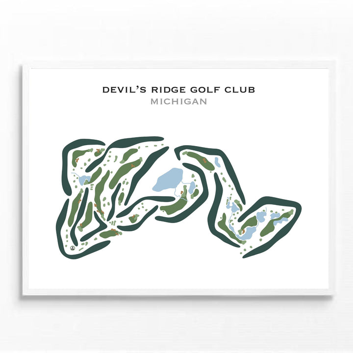 Devil's Ridge Golf Club, Michigan - Printed Golf Courses