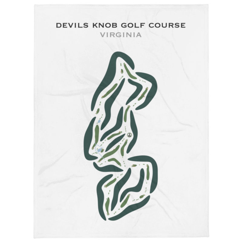 Devils Knob Golf Course, Virginia - Printed Golf Courses