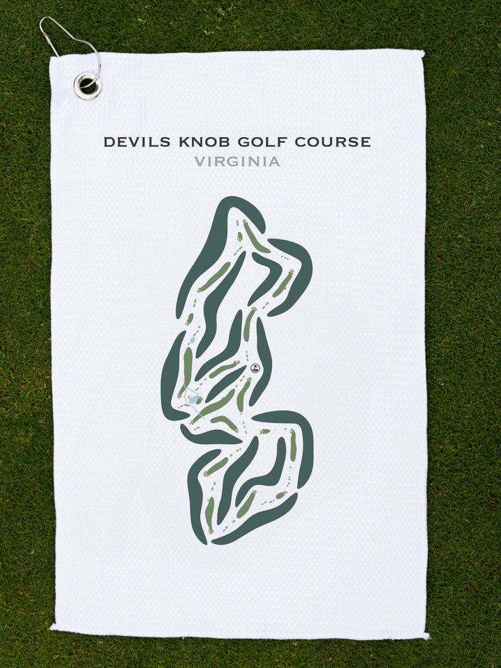 Devils Knob Golf Course, Virginia - Printed Golf Courses