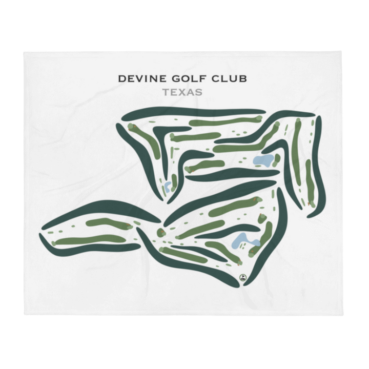 Devine Golf Course, Texas - Printed Golf Courses