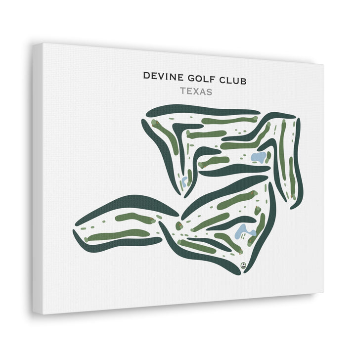 Devine Golf Course, Texas - Printed Golf Courses