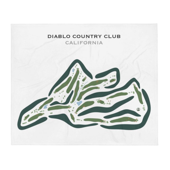 Diablo Country Club, California - Printed Golf Courses