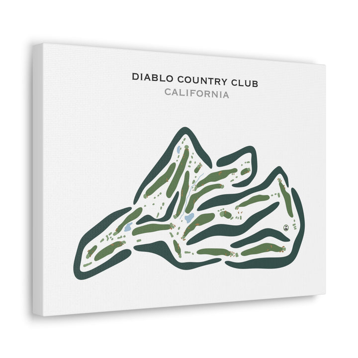 Diablo Country Club, California - Printed Golf Courses