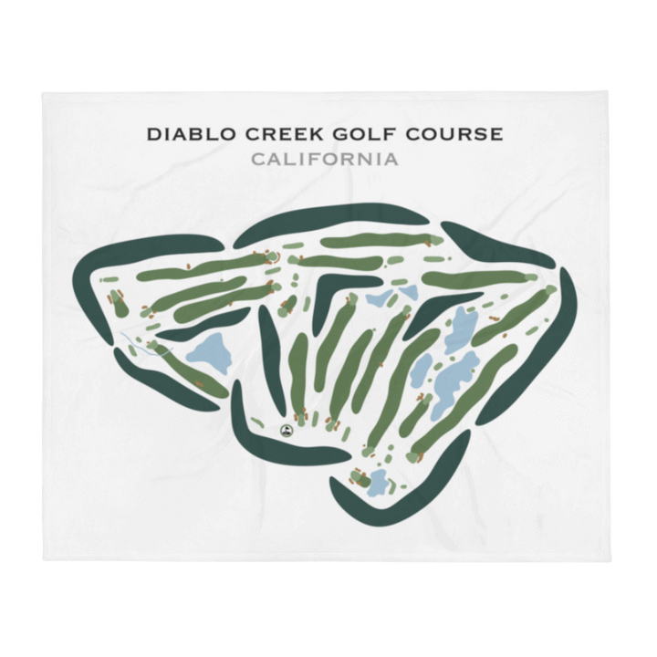 Diablo Creek Golf Course, California - Printed Golf Courses