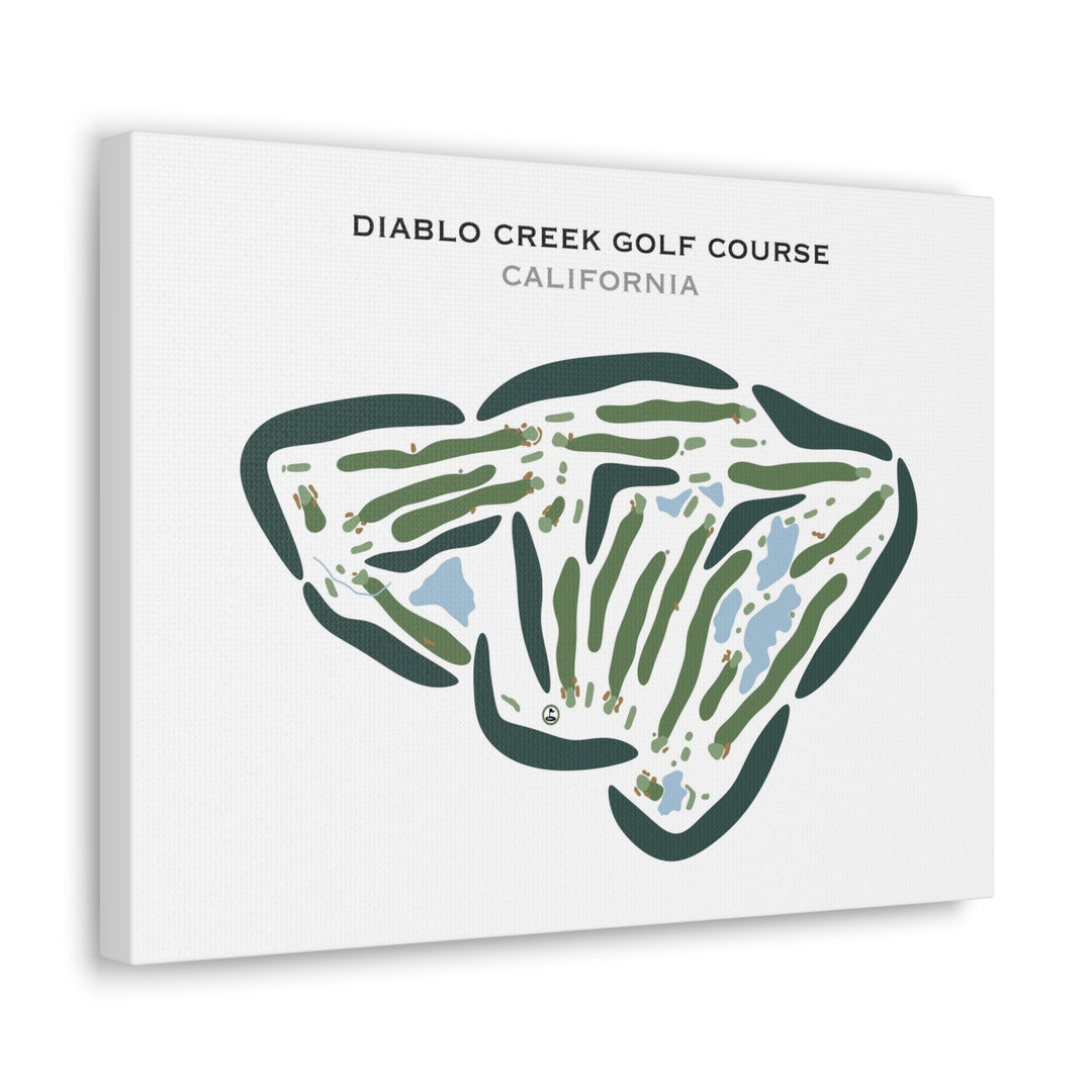 Diablo Creek Golf Course, California - Printed Golf Courses