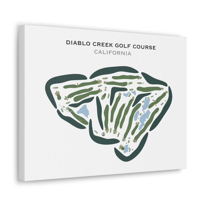 Diablo Creek Golf Course, California - Printed Golf Courses