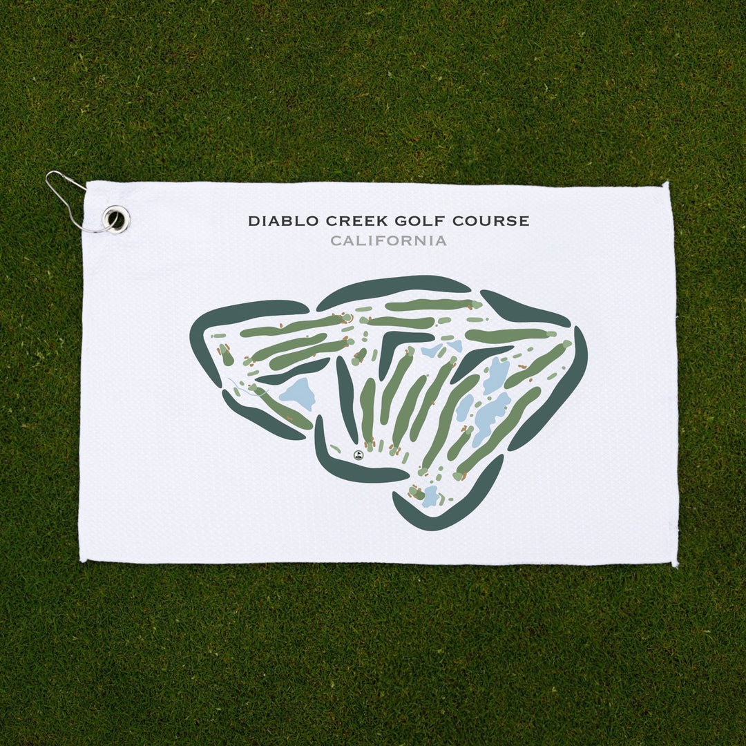 Diablo Creek Golf Course, California - Printed Golf Courses