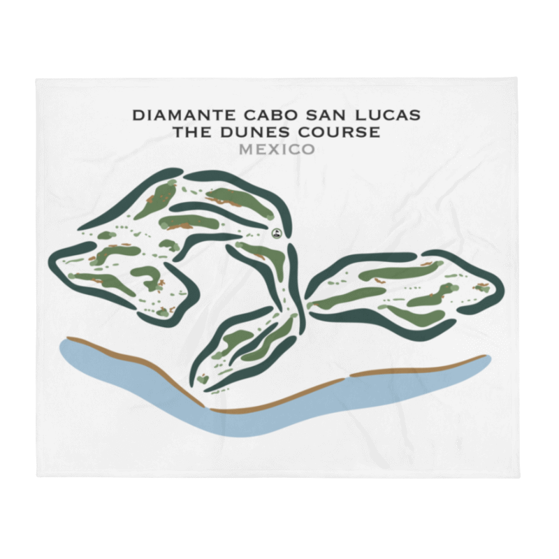 Diamante Cabo San Lucas The Dunes Course, Mexico - Printed Golf Courses