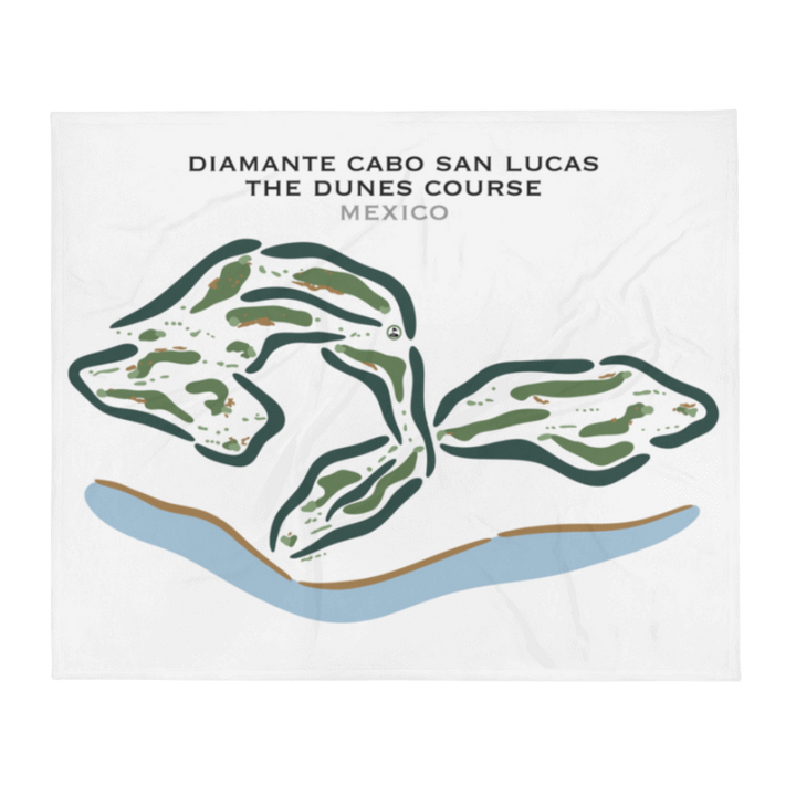 Diamante Cabo San Lucas The Dunes Course, Mexico - Printed Golf Courses