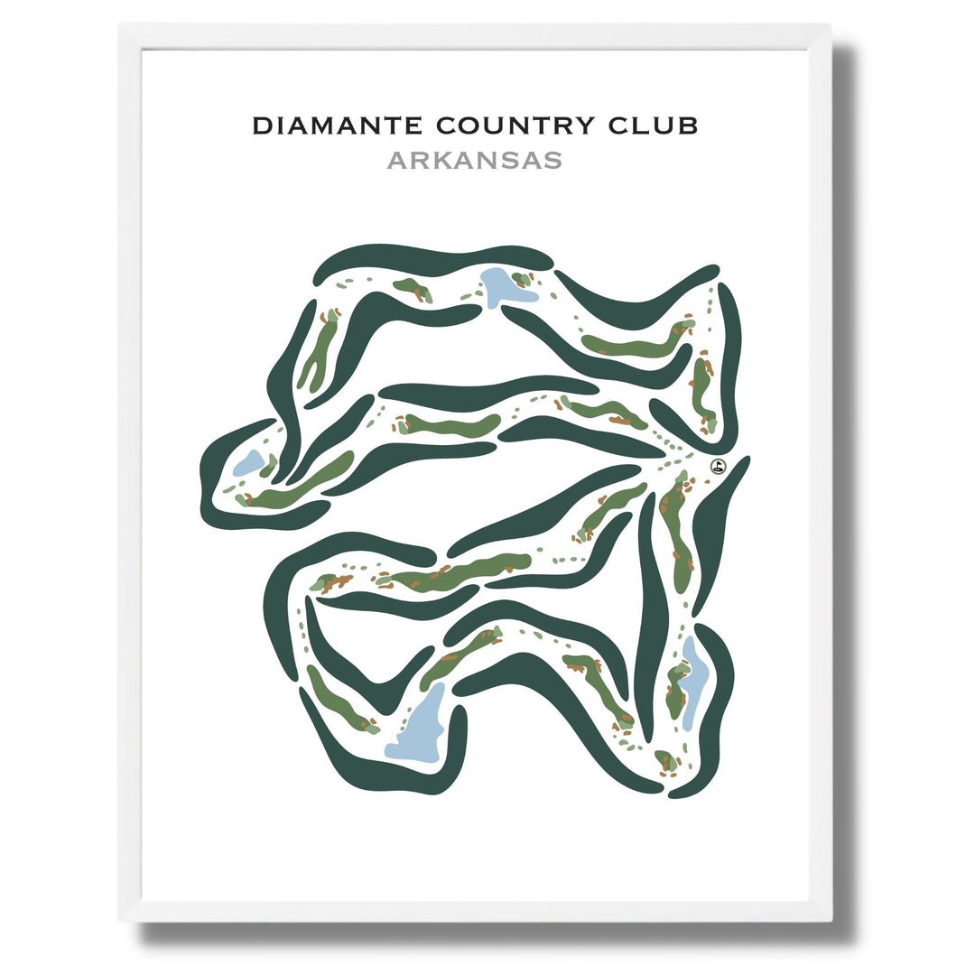 Diamante Country Club, Arkansas - Printed Golf Courses