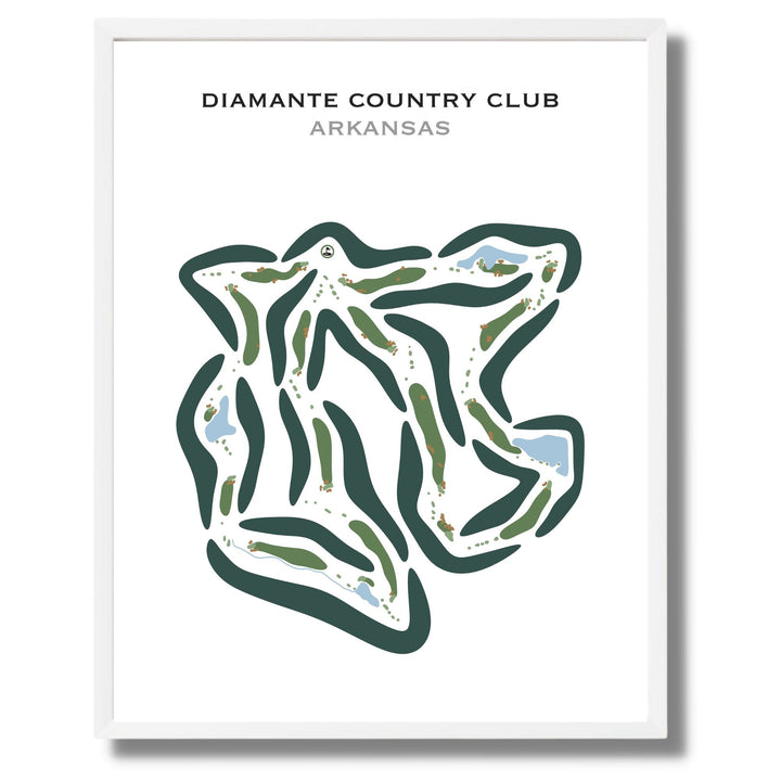Diamante Country Club, Arkansas - Printed Golf Courses