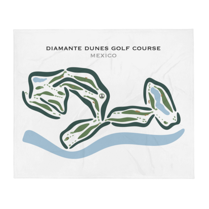 Diamante Dunes Golf Course, Mexico - Printed Golf Courses