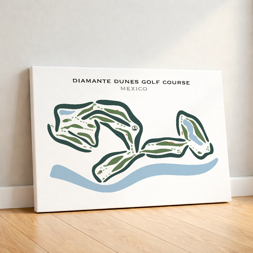 Diamante Dunes Golf Course, Mexico - Printed Golf Courses