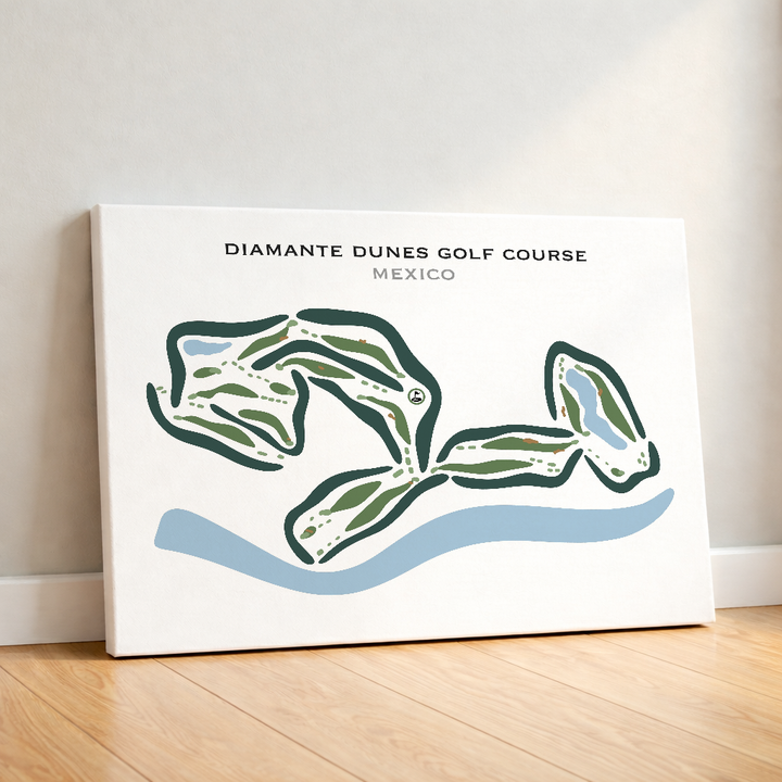 Diamante Dunes Golf Course, Mexico - Printed Golf Courses