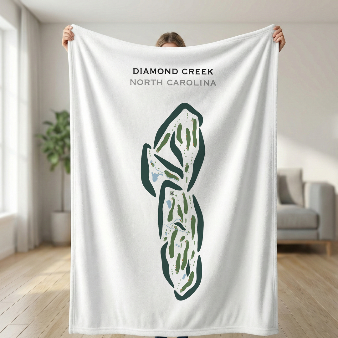 Diamond Creek, North Carolina - Printed Golf Courses