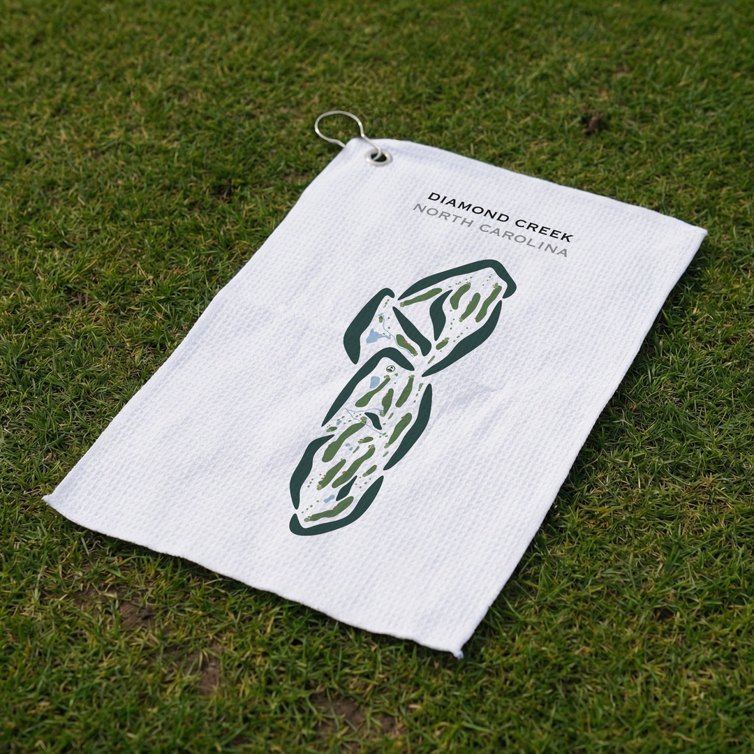 Diamond Creek, North Carolina - Printed Golf Courses