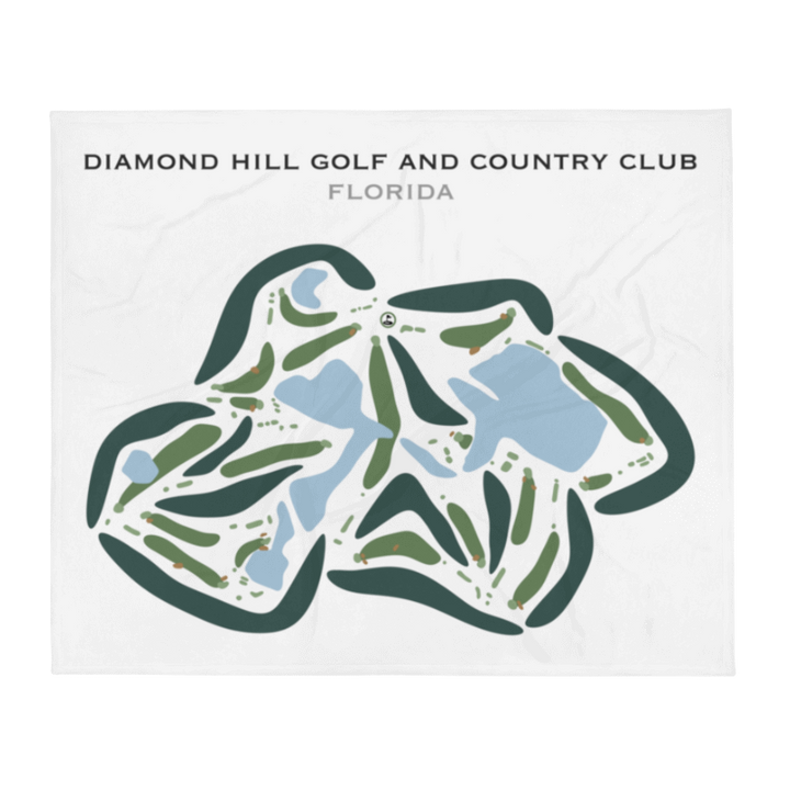Diamond Hill Golf & Country Club, Florida - Printed Golf Courses