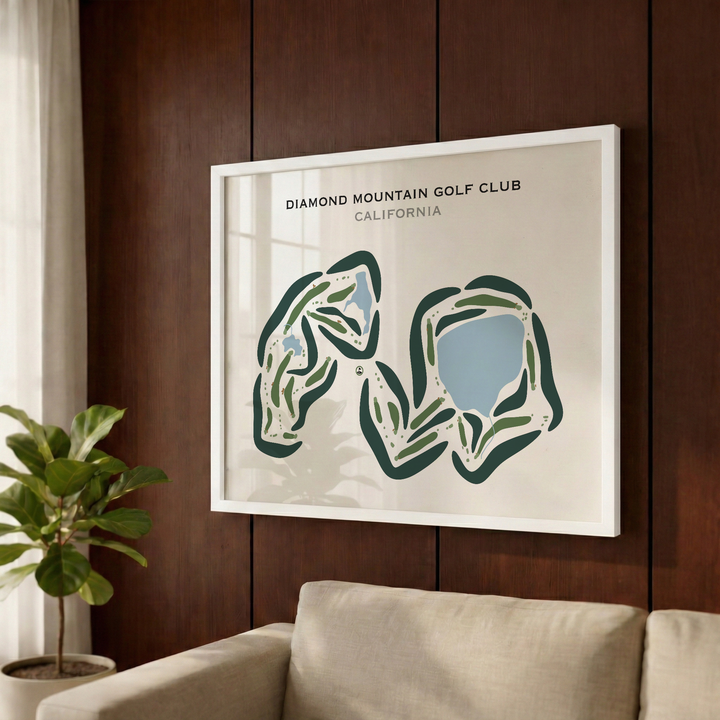 Diamond Mountain Golf Club, California - Printed Golf Courses