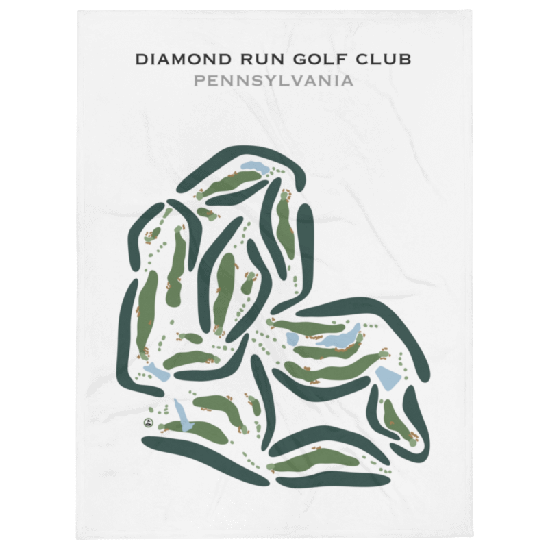 Diamond Run Golf Club, Pennsylvania - Printed Golf Courses