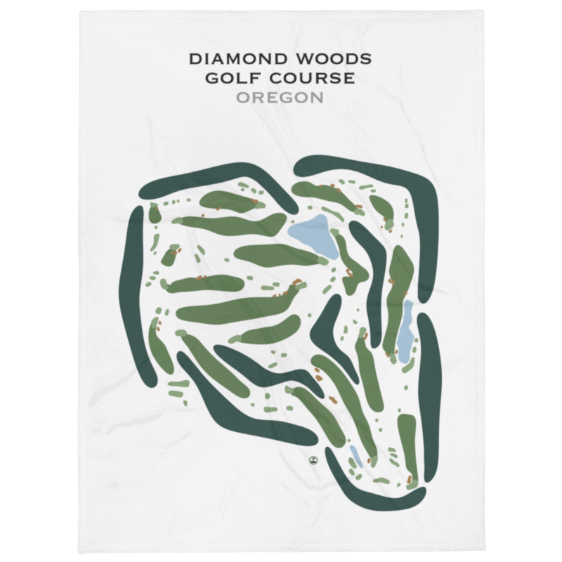 Diamond Woods Golf Course, Oregon - Printed Golf Courses