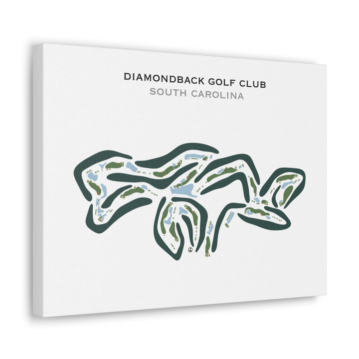 Diamondback Golf Club, South Carolina - Printed Golf Courses